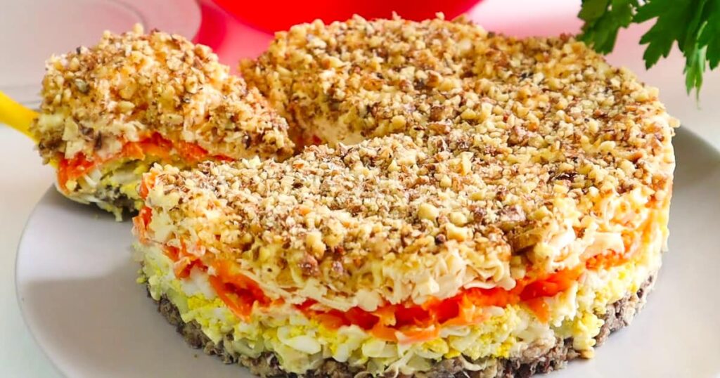 Салат "Полтавский": нежный вкус, как у "Мимозы", для вашего стола